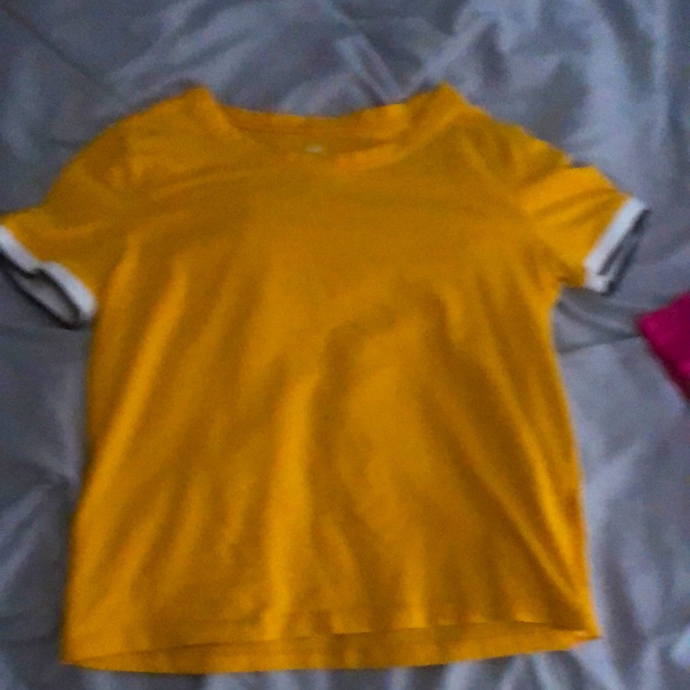 Yellow tee!!